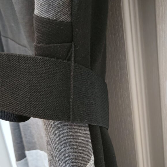 Laura Plus Grey & Black Jersey Knit Dress | Size 18 | Elbow Length Sleeve - Picture 5 of 9